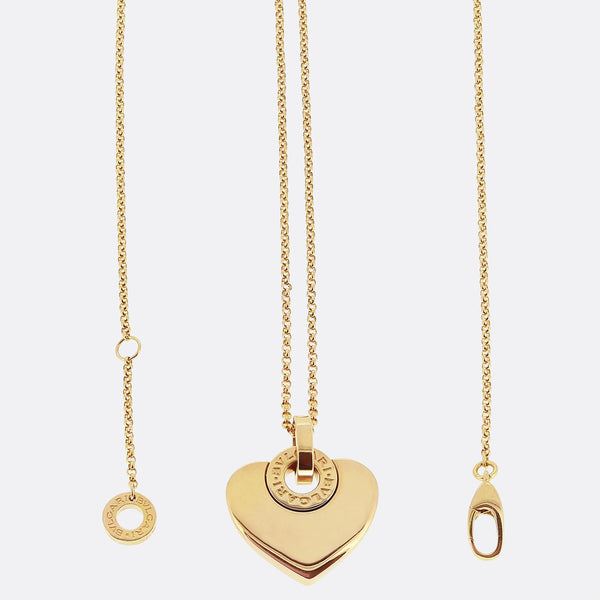 Bvlgari Cuore Diamond Heart Pendant Necklace