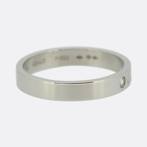 Cartier C De Cartier Diamond Wedding Band Ring