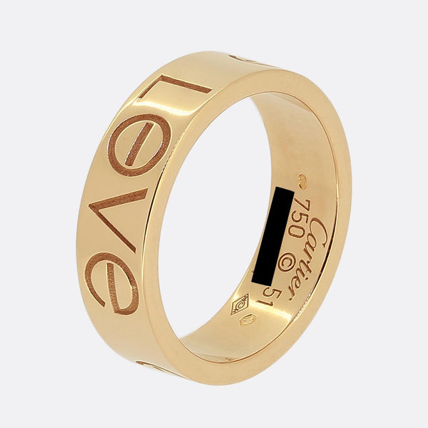 Cartier LOVE Ring Size K 1/2 (51)