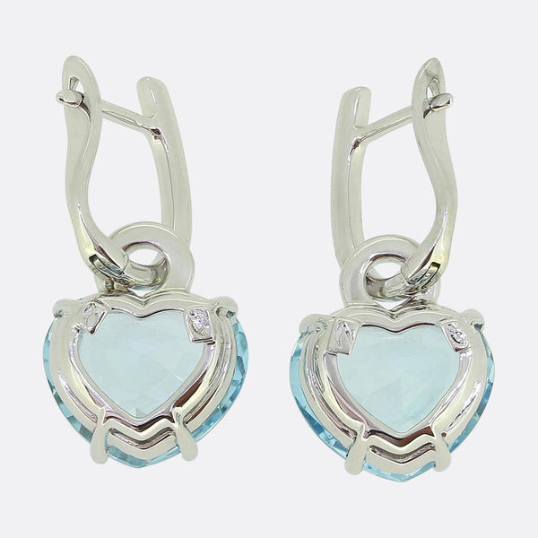 Kiki McDonough Topaz Amethyst and Diamond Detachable Earrings