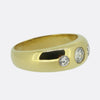 0.41 Carat Diamond Three-Stone Gypsy Ring