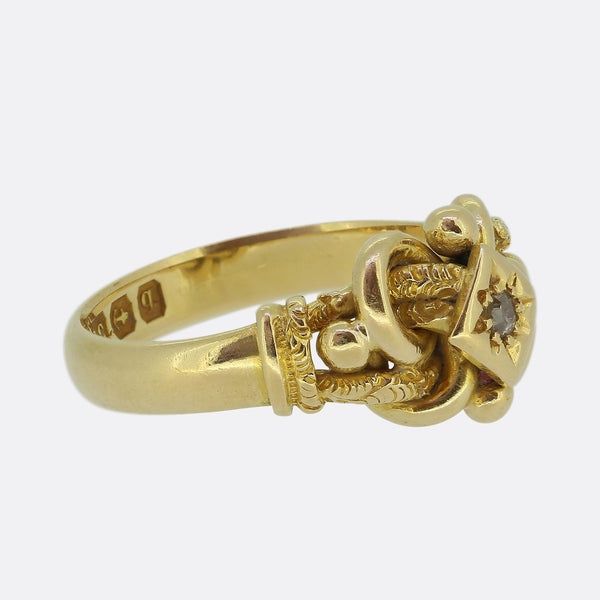 Antique Diamond Knot Ring