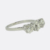 Art Deco Old Cut Diamond Three Stone Ring
