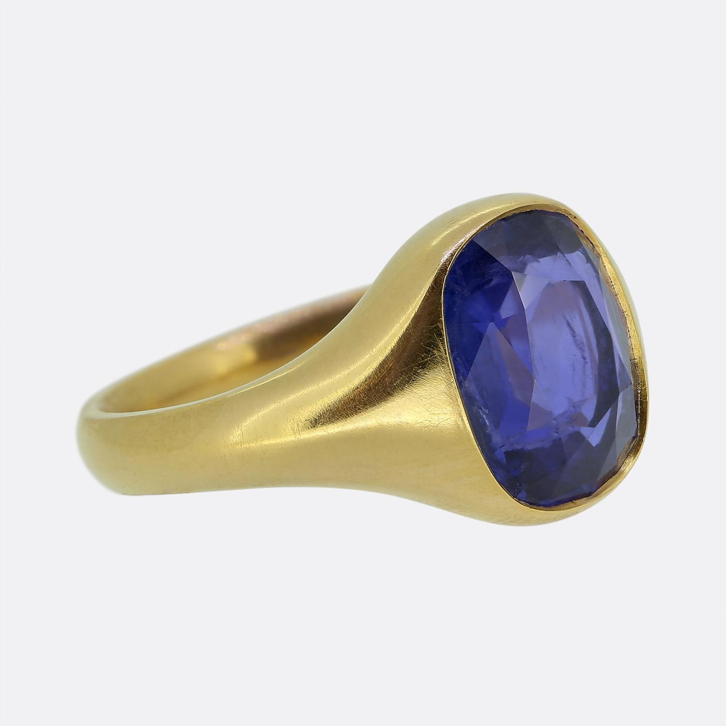 5.86ct Ceylon Sapphire Single-Stone Ring