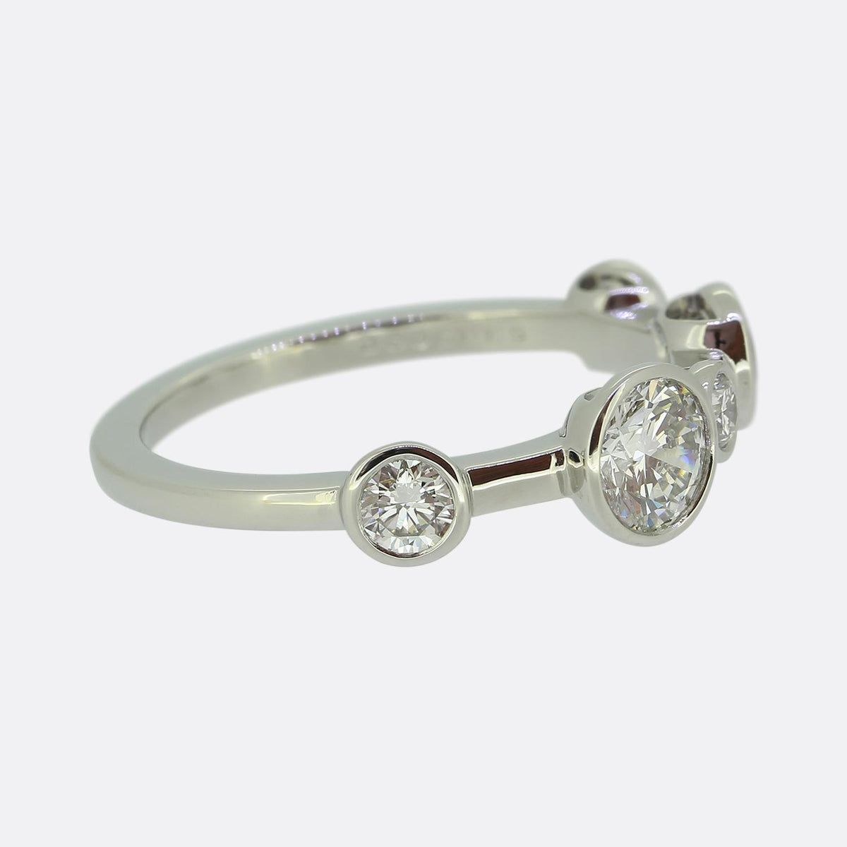 Boodles Raindance Large Half-Hoop Diamond Ring