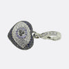 Theo Fennell Sapphire and Diamond Evil Eye Art Pendant