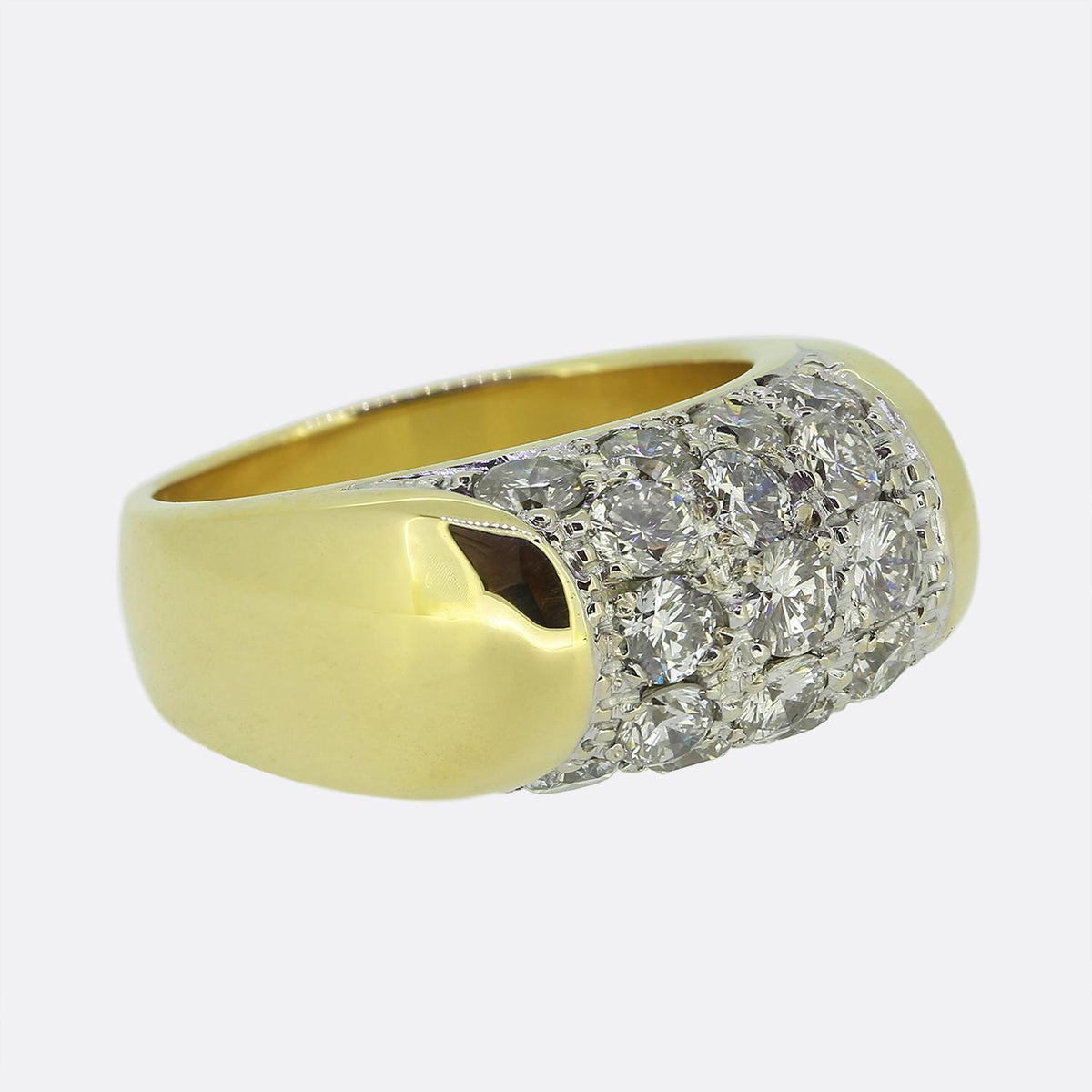 Vintage Pave Diamond Ring
