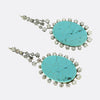 Edwardian Turquoise and Diamond Drop Earrings
