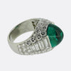 Bvlgari 4.91 Carat Emerald and Diamond Trombino Ring