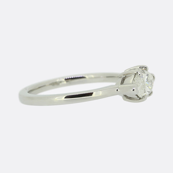 0.75 Carat Marquise Cut Diamond Engagement Ring