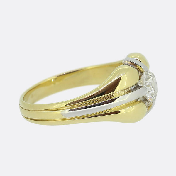 Vintage 0.45 Carat Diamond Ring