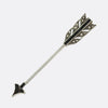 Cartier Art Deco Onyx and Diamond Arrow Jabot Pin