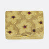 Vintage Cartier Ruby Floral Pill Box