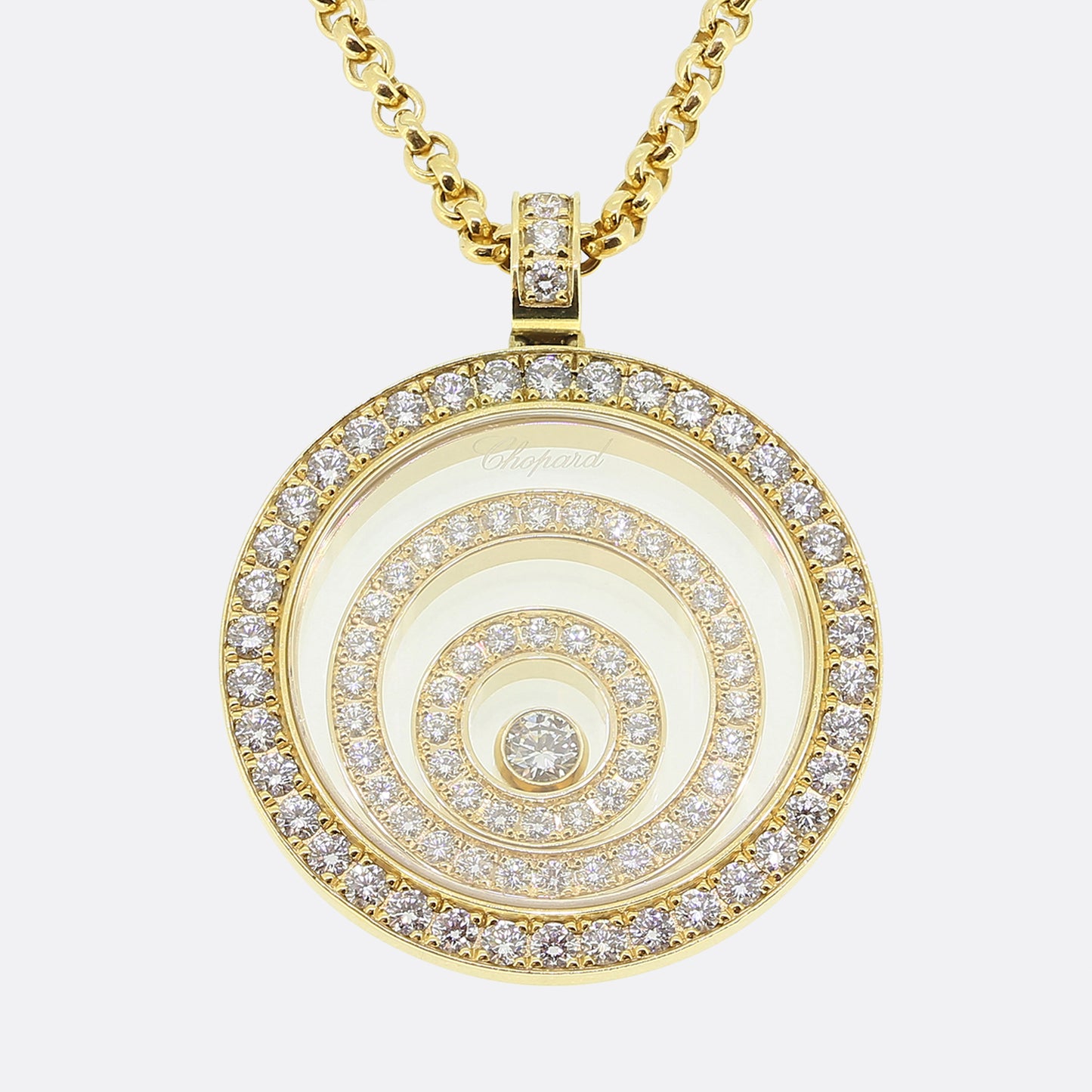 Chopard Happy Spirit Floating Diamond Necklace