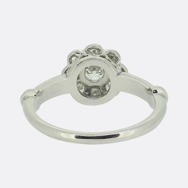 0.25 Carat Diamond Daisy Cluster Ring