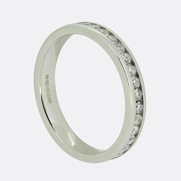 0.80 Carat Diamond Full Eternity Ring Size R (59)
