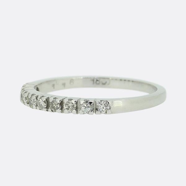 0.30 Carat Diamond Half Eternity Ring