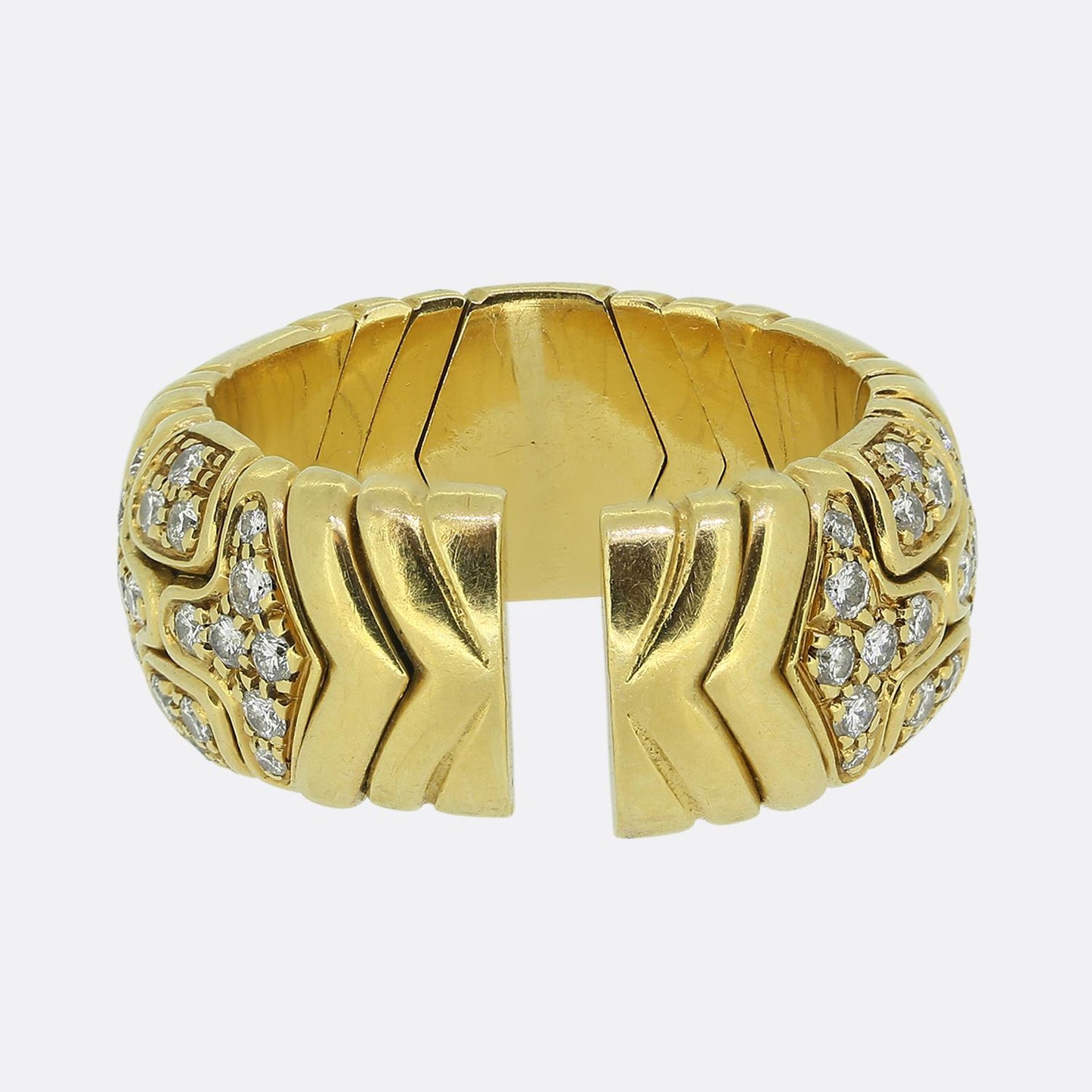 Bvlgari Alveare Diamond Ring Size K (50)