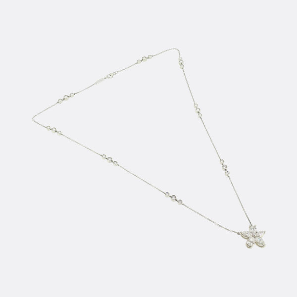 Tiffany & Co. Mixed Cluster Diamond Victoria Necklace