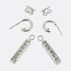 Theo Fennell Diamond Strip Earrings