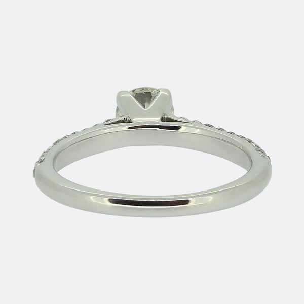 0.55 Carat Diamond Solitaire Engagement Ring