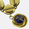 Victorian Diamond Fly Locket Bracelet