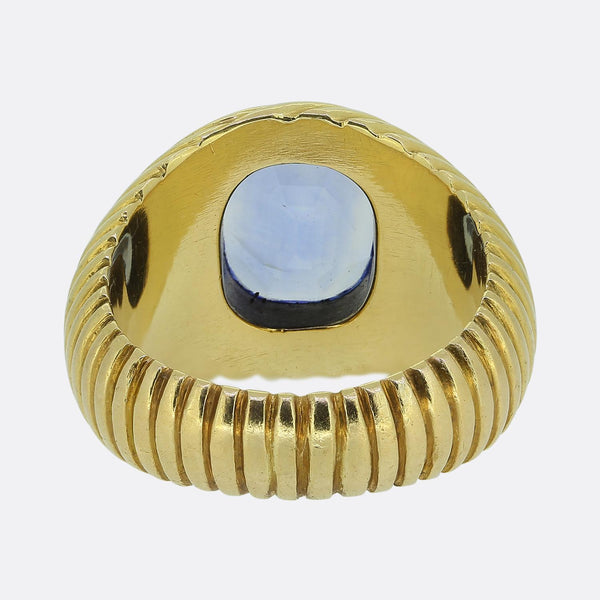 Vintage 1.90 Carat Sapphire Single-Stone Ring