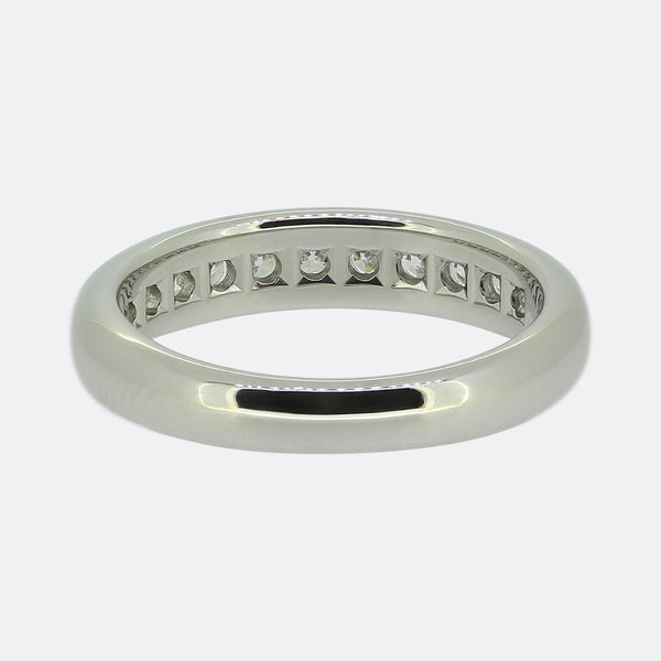 Tiffany & Co. 0.55 Carat Lucida Diamond Half-Eternity Ring