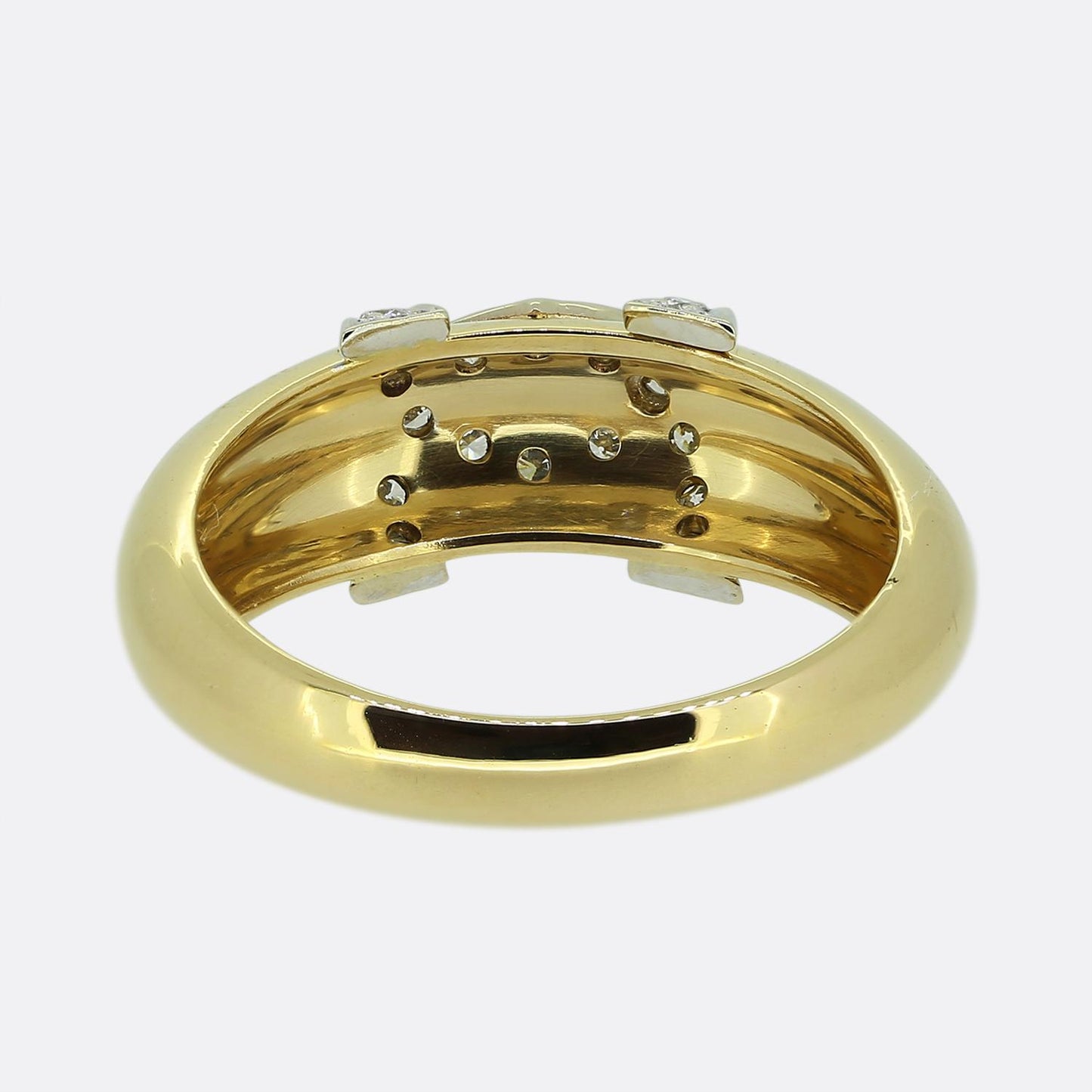 Cartier Diamond Double C Ring