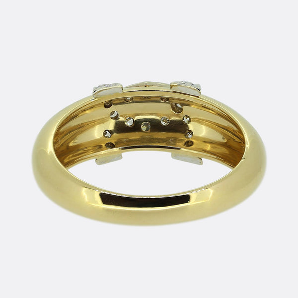 Cartier Diamond Double C Ring