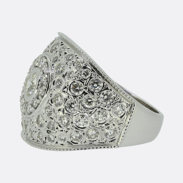 Vintage 2.00 Carat Diamond Dress Ring