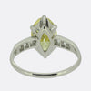 Tiffany & Co. Antique 1.57 Carat Fancy Vivid Yellow Diamond Engagement Ring