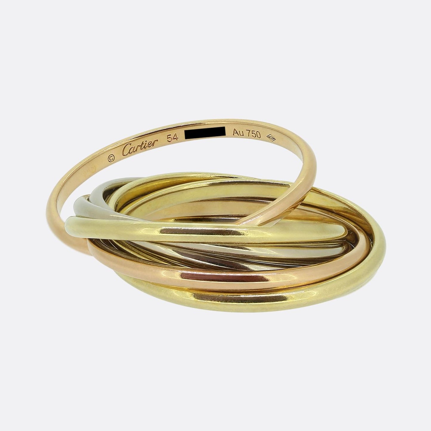 Cartier Trinity Seven Row Ring N (54)
