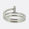 Cartier Juste un Clou Double Semi-Paved Diamond Ring Size N (54)