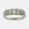 Edwardian 2.90 Carat Diamond Five-Stone Ring