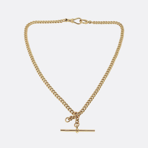 Antique 15ct Gold Albert Chain Necklace