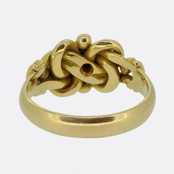 Antique Diamond Knot Ring