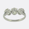 Art Deco Old Cut Diamond Three Stone Ring