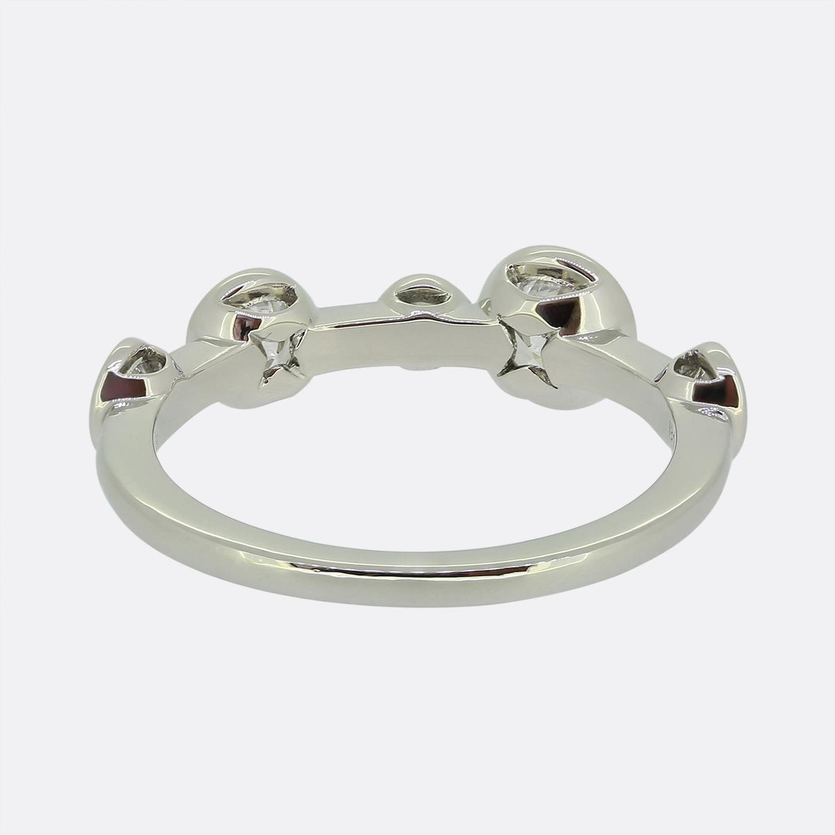 Boodles Raindance Large Half-Hoop Diamond Ring