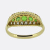 Victorian Demantoid Garnet and Diamond Ring