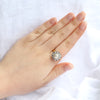 Antique Pearl and Diamond Cluster Ring