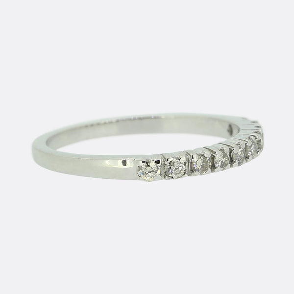 0.30 Carat Diamond Half Eternity Ring