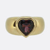 Piaget Garnet Heart Ring