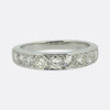 Vintage Half-Eternity Diamond Ring
