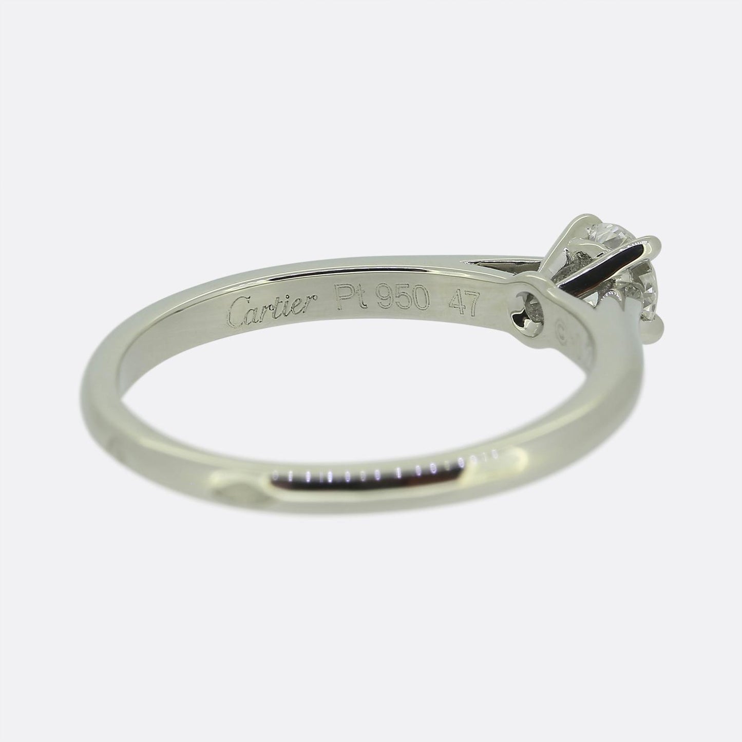 Cartier 0.20 Carat Diamond Solitaire Ring