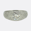 Antique 1.10 Carat Single-Stone Diamond Ring