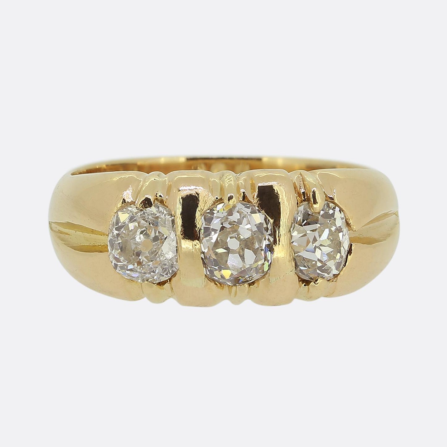 Antique Diamond Three-Stone Ring