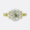 1.63 Carat Cushion Cut Diamond Solitaire Ring