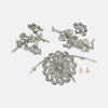 Antique Diamond Tremblant Corsage Spray Brooch