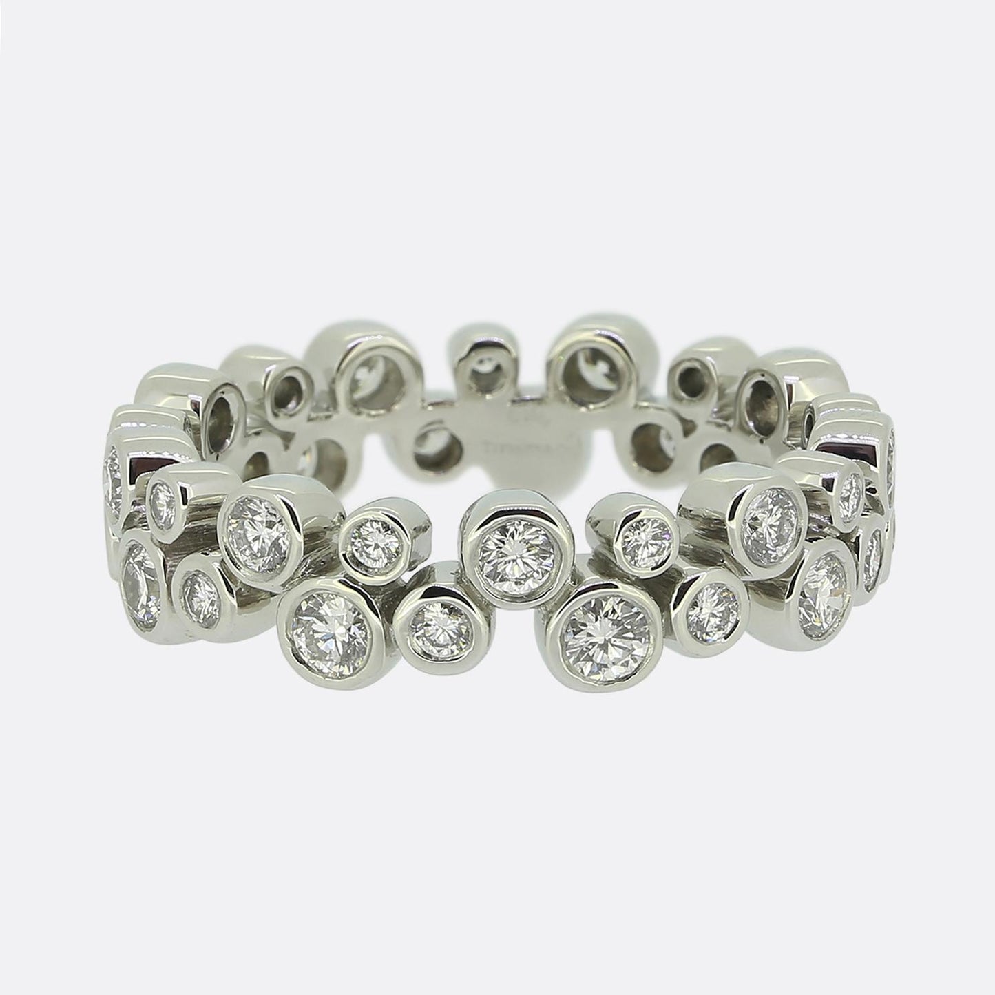 Tiffany & Co. Diamond Bubbles Eternity Ring Size N (54)